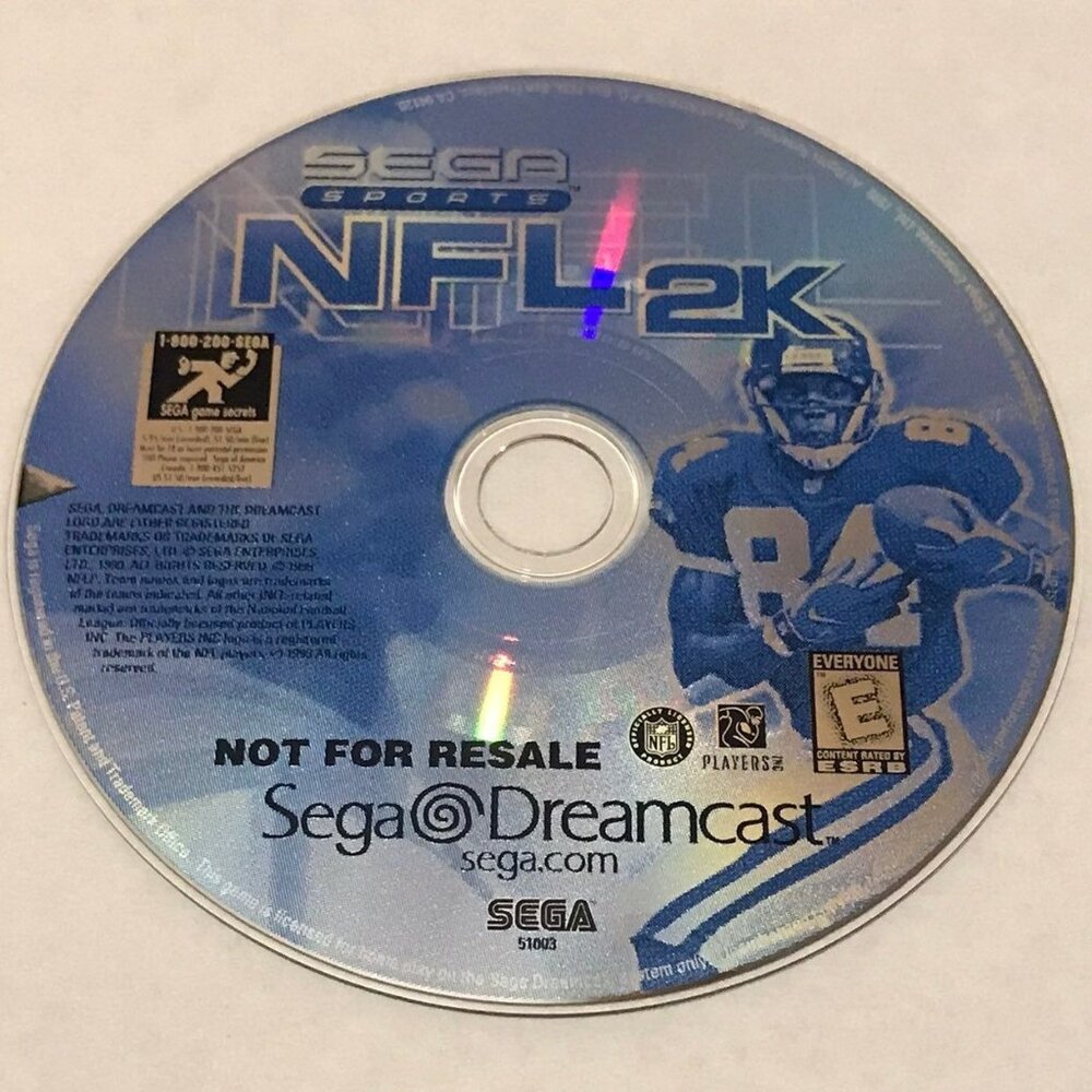 Sega Dreamcast Sega Sports, NFL 2K